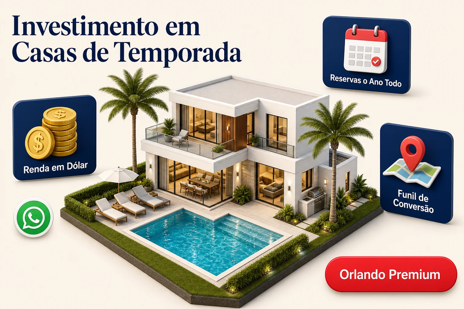 Capa do artigo: Investir em Imóveis de Temporada em Orlando: Como o Marketing Digital Ajuda a Atrair Compradores Brasileiros