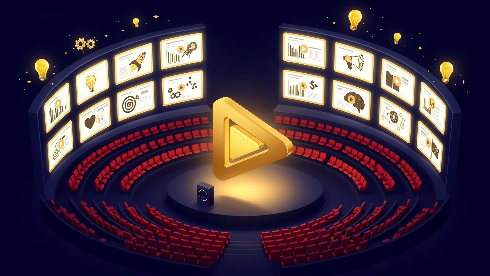 Capa do artigo: Palestras de Marketing Digital: 12 Aulas e Ideias Para Aprender Estratégia, Vendas e Crescimento